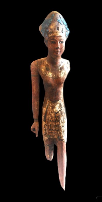 Um rei, Ramsés II ou o antigo rei deificado Amenófis de Egyptian Egyptian
