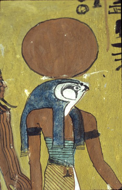 Antigo Egito, Pintura mural, Túmulo de Sennedjem, Túmulo dos Nobres, Tebas, Deir el Medina de Egyptian Egyptian