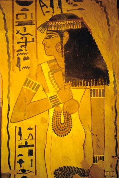 Egipto antigo, Pintura mural, Túmulo de Sennufer Túmulo dos Nobres, Tebas de Egyptian Egyptian