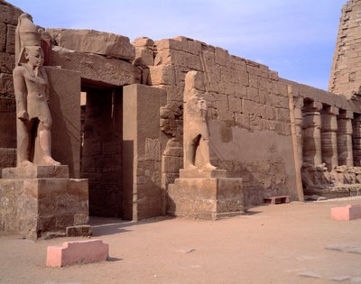 Antiquidade egípcia: vista do templo de Karnak. Egito de Egyptian Egyptian