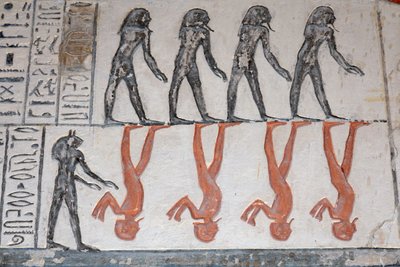 Hieróglifo, Túmulo de Ramsés IX, Luxor de Egyptian Egyptian