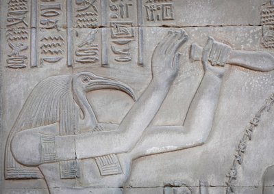 Thot, Templo de Kom Ombo (relevo) de Egyptian Egyptian