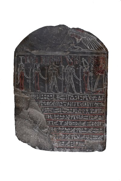 Estela Funerária de Hordiefnakht, 330-323 aC (calcário) de Egyptian Ptolemaic Period