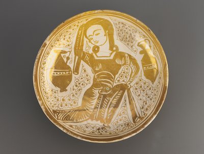 Tigela, dinastia fatímida (cerâmica) de Egyptian School
