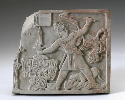 O Príncipe Arikankharer a matar os seus Inimigos, Meroe de Egyptian School