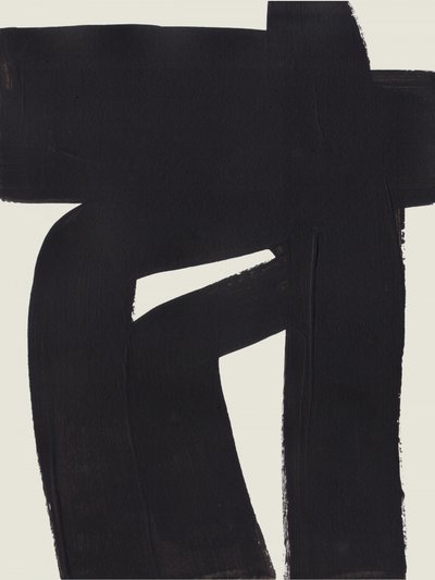 Forma Negra Abstrata de Ejaaz Haniff