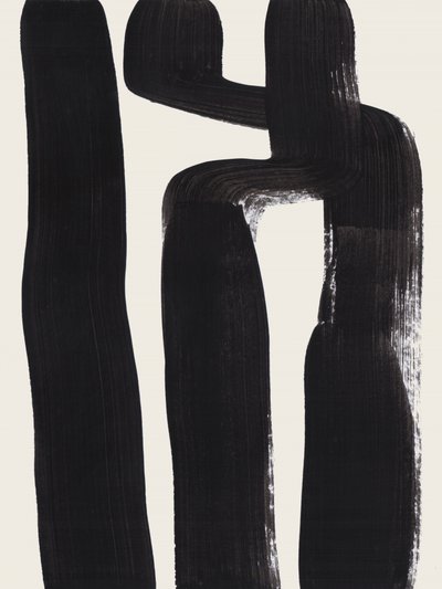 Gestos Abstratos em Preto de Ejaaz Haniff