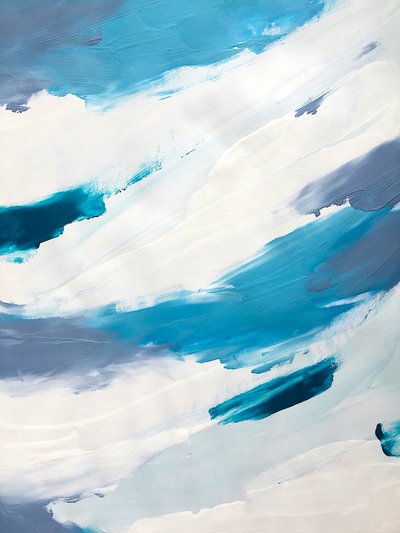 Ondas Oceânicas Abstratas de Ejaaz Haniff