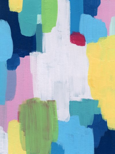 Traços abstratos coloridos de Ejaaz Haniff