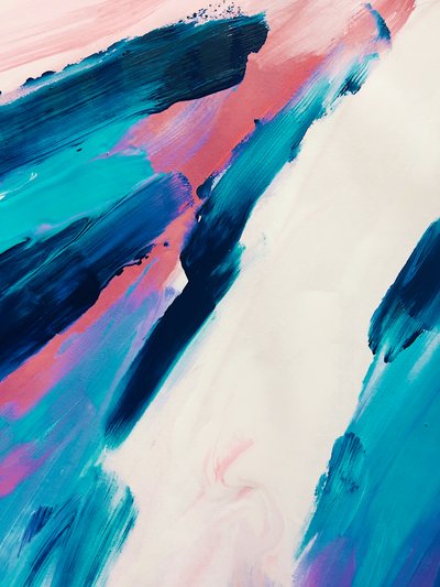 Cores abstratas fluidas de Ejaaz Haniff
