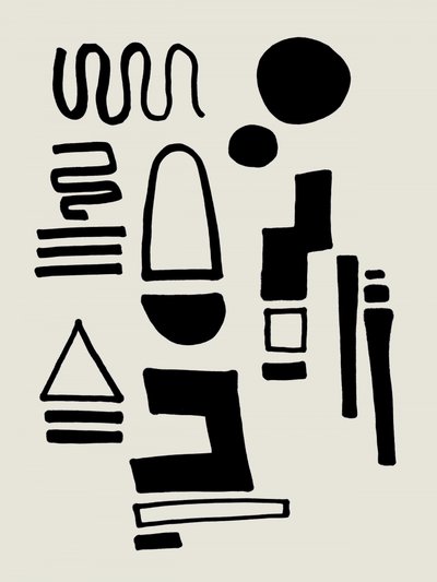 Formas abstratas modernas de Ejaaz Haniff
