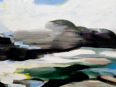 Paisagem abstrata e melancólica de Ejaaz Haniff