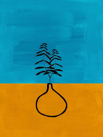 Planta Azul-Serena e Amarela de Ejaaz Haniff