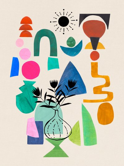 Formas abstratas vibrantes de Ejaaz Haniff