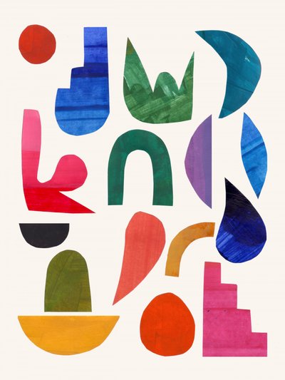 Formas abstratas vibrantes de Ejaaz Haniff