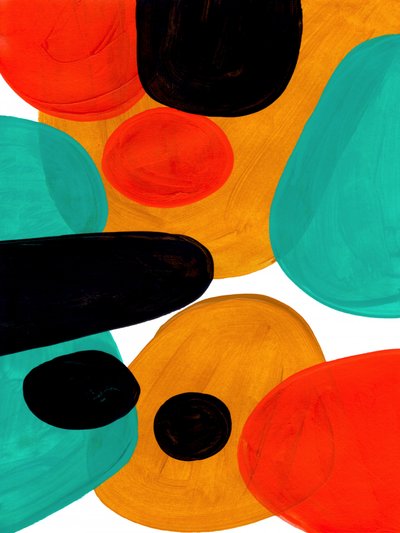Formas abstratas vibrantes de Ejaaz Haniff