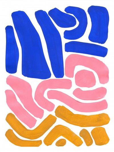 Formas abstratas vibrantes de Ejaaz Haniff