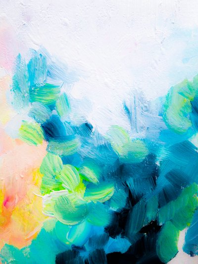 Mistura de cores vibrantes de Ejaaz Haniff