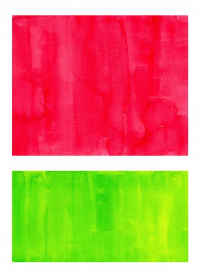 Blocos verdes e rosa vibrantes de Ejaaz Haniff