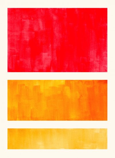 Blocos de cores quentes de Ejaaz Haniff
