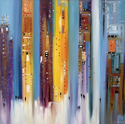 Passeio pela Cidade Colorida de Ekaterina Ermilkina
