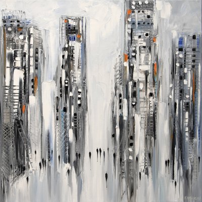 A vida urbana moderna de Ekaterina Ermilkina
