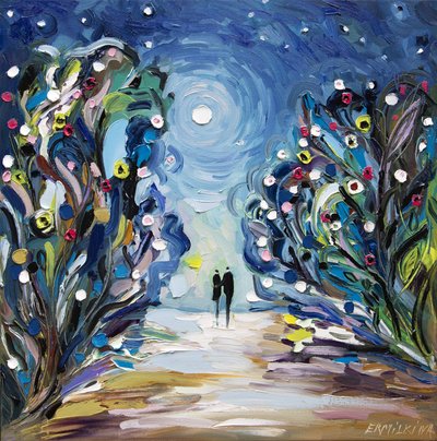 O Caminho do Casal ao Luar de Ekaterina Ermilkina