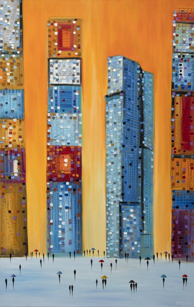 Guarda-chuvas «Vibrant City» de Ekaterina Ermilkina