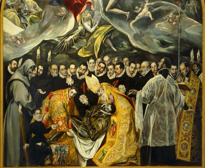 Das Begräbnis des Grafen von Orgaz von El (1541-1614) Greco