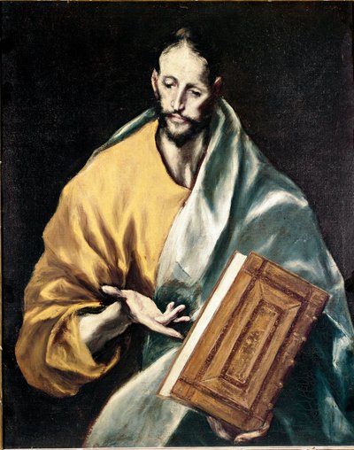 Apostolado da Catedral de Toledo: o Apotre São Tiago Menor. Pintura de Domenikos Theotokopoulos dit El Greco (1540-1614) de El Greco