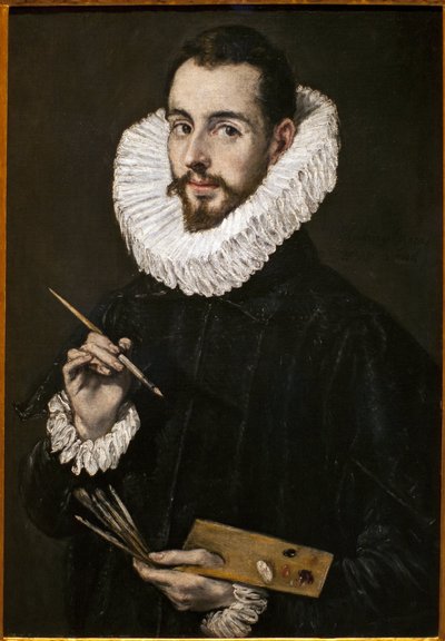 Retrato do filho do pintor, Jorge Manuel. Pintura de Domenico Theothocopoulos, conhecido como El Greco (1541-1614), óleo sobre tela, cerca de 1600. Museu de Belas Artes de Sevilha, Espanha. de El Greco