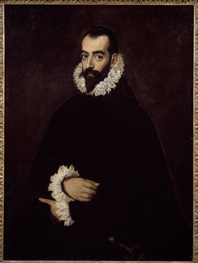 Retrato presumido do Duque de Benavente Pintura de Domenikos Theotokopoulos dit El Greco (1541-1614) de El Greco