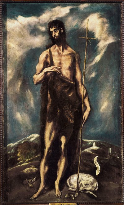 São João Batista, c. 1600-05 (óleo sobre tela) de El Greco