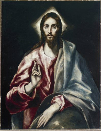 O Salvador - Óleo sobre tela de El Greco