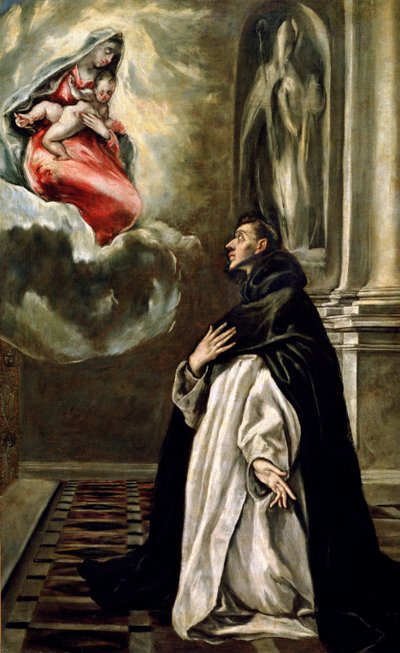 Visão de São Jacinto (óleo sobre tela) de El Greco