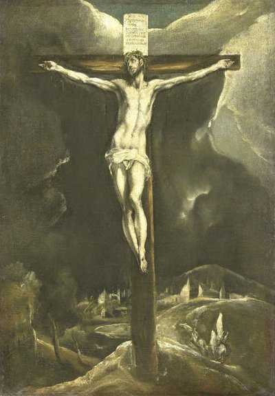 Cristo na Cruz de El Greco (workshop of)