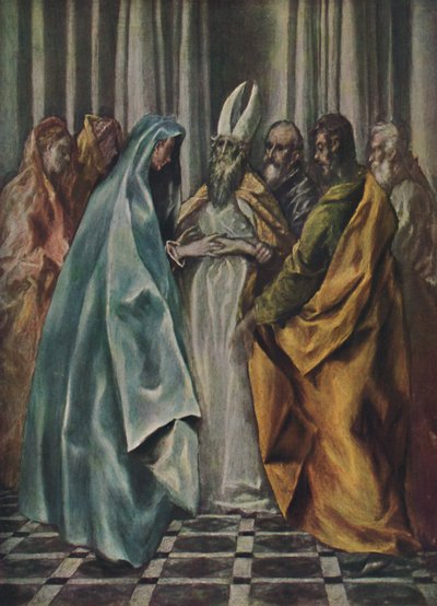 Mariae Verlobnis, O noivado da Virgem, c1600-1614, 1938 de El Greco
