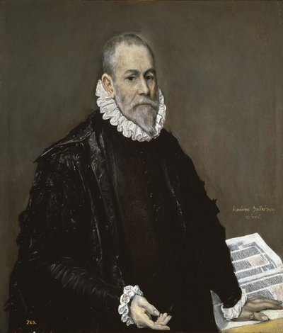 Retrato de um médico, 1582-1585 de El Greco