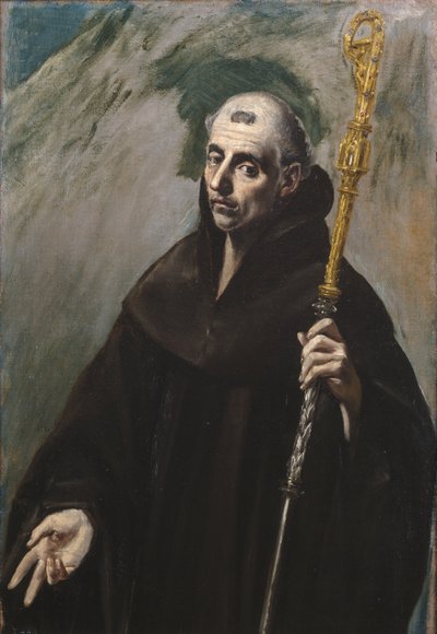 São Bento de Núrsia, 1577-1579 de El Greco