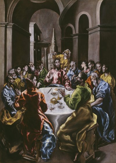 A Festa na Casa de Simão, 1608-14 de El Greco