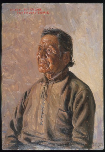 Chefe Po-Ka-Gon de Elbridge Ayer Burbank