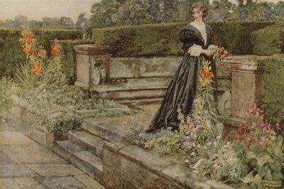 Garden Fancies, o nome da flor (cor litho) de Eleanor Fortescue Brickdale