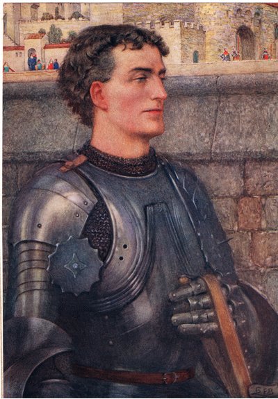 Lancelot, c.1910 (lito colorido) de Eleanor Fortescue Brickdale