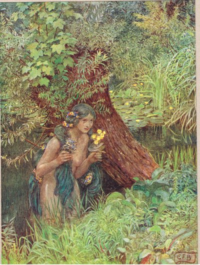 Prothalmion de Edmund Spenser, ilustração de 