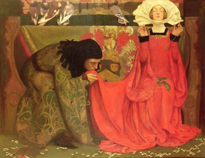 A Pálida Compleição do Verdadeiro Amor de Eleanor Fortescue Brickdale