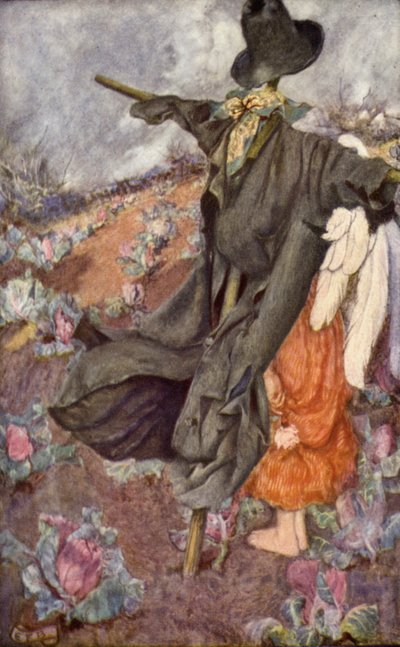 "O mundo e o que ele teme" (lito colorido) de Eleanor Fortescue Brickdale
