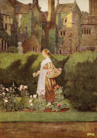 Há um jardim em seu rosto (lito colorido) de Eleanor Fortescue-Brickdale