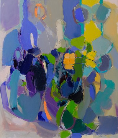 Formas abstratas vibrantes de Elena Shraibman