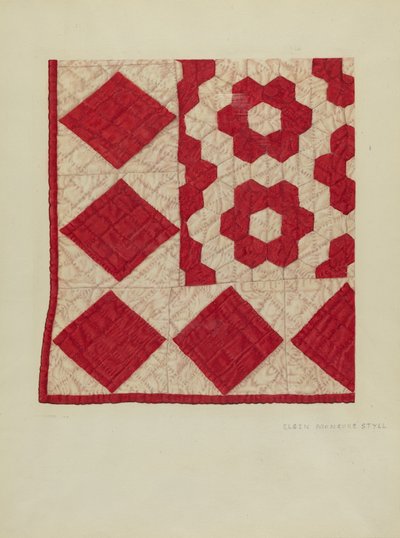 Colcha de retalhos de Elgin Moncure Styll