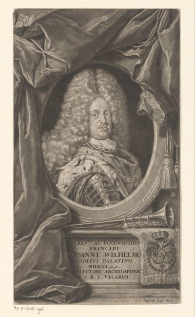 Retrato de Johann Wilhelm de Elias Christopf Heiss